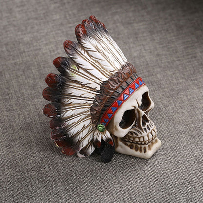 Indians Skull Sculpture