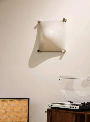 Italian Acrylic Bolla Vintage Wall Lamp