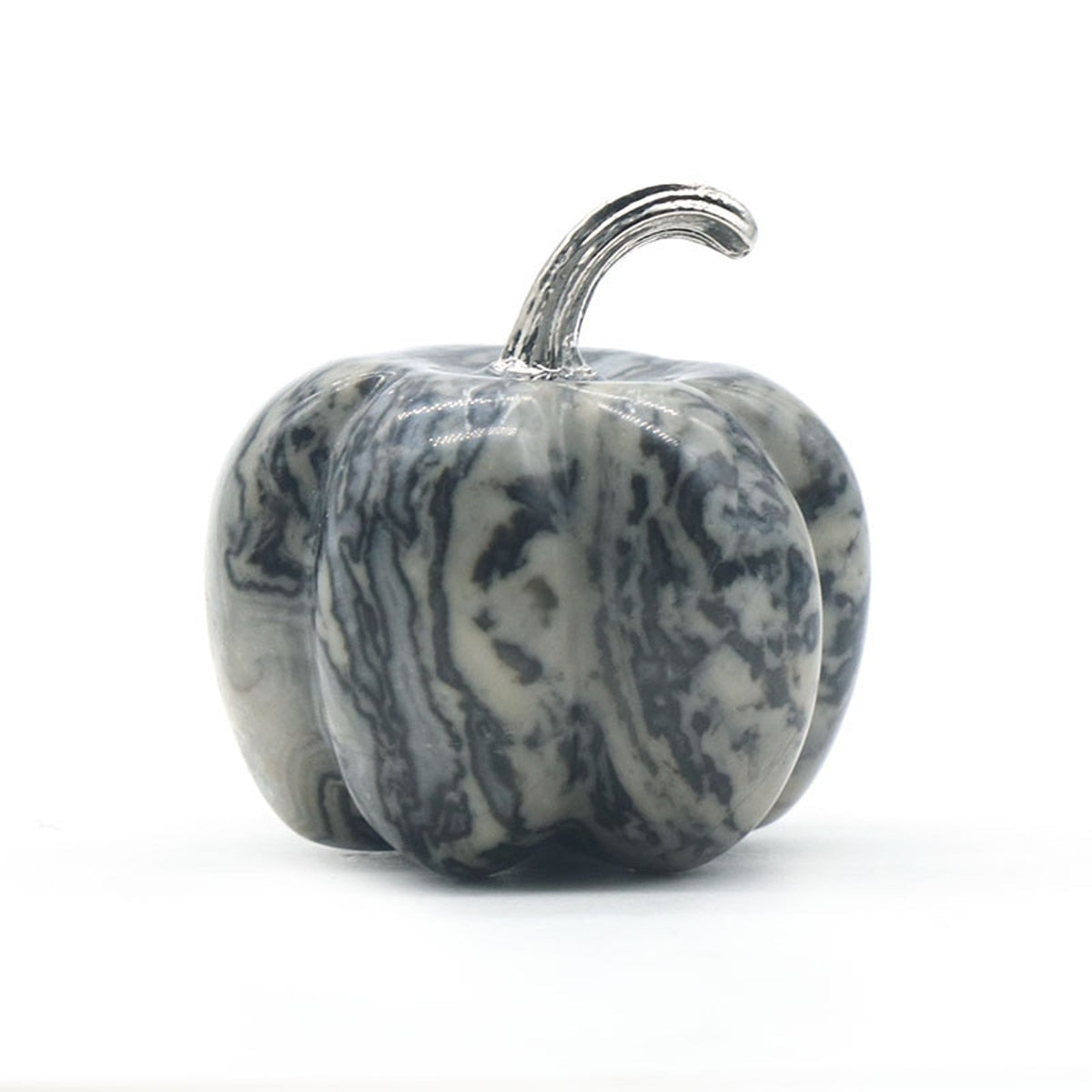 Natural Crystals Stone Pumpkin Statue