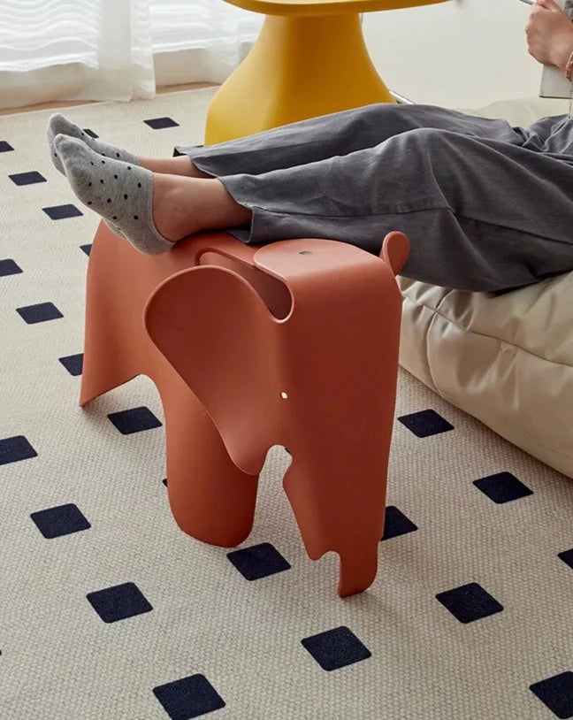 Modern Origami Elephant Stool Ottoman