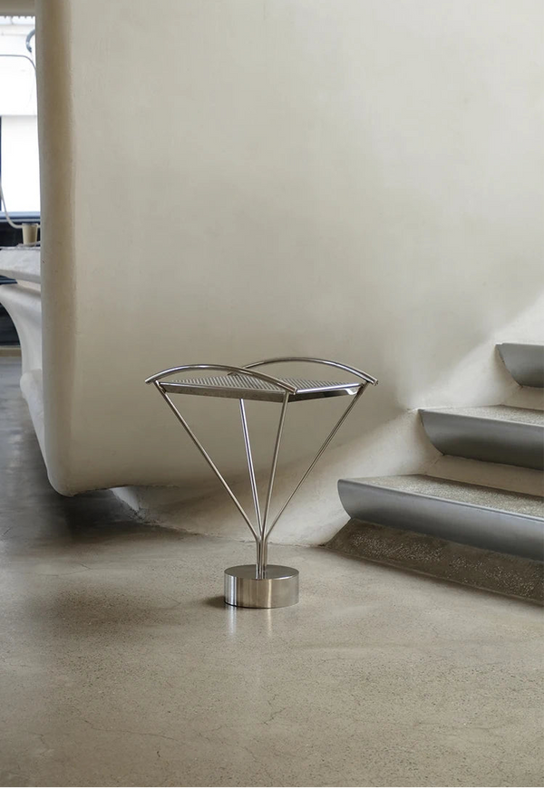 Studio Lima Stainless Steel Arc Side Table