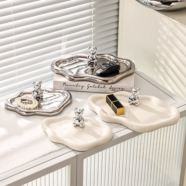 Entrance Hand-Crafted Display Tray Plate