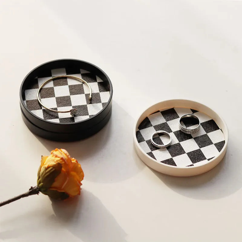 Plaid Chckerboard Cup Mat Coaster