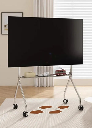 Studio Lima Stainless Steel  Shelving TV Stand