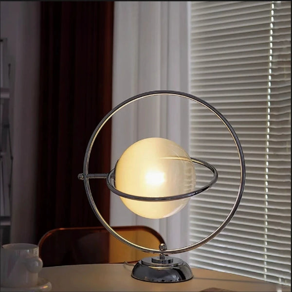 Bauhaus Glass Rotary Planet Table Lamp