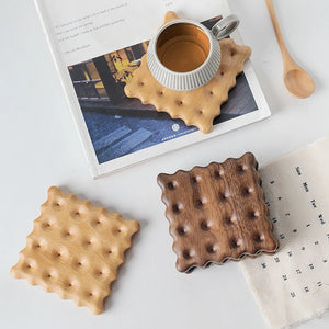 Wooden Cookie Coaster