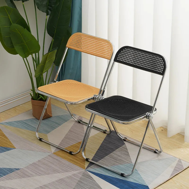 Nordic Designed Foldable Mesh Metal Chair