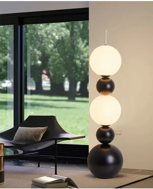 Lampadaire Bauhaus Stacking Ball noir