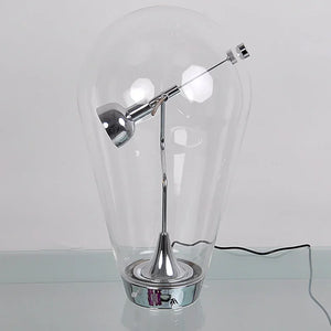 Lampe de bureau magnétique en verre soufflé tactile moderne pour salon, salle d'étude, chambre à coucher, décoration, lampe de bureau de lecture