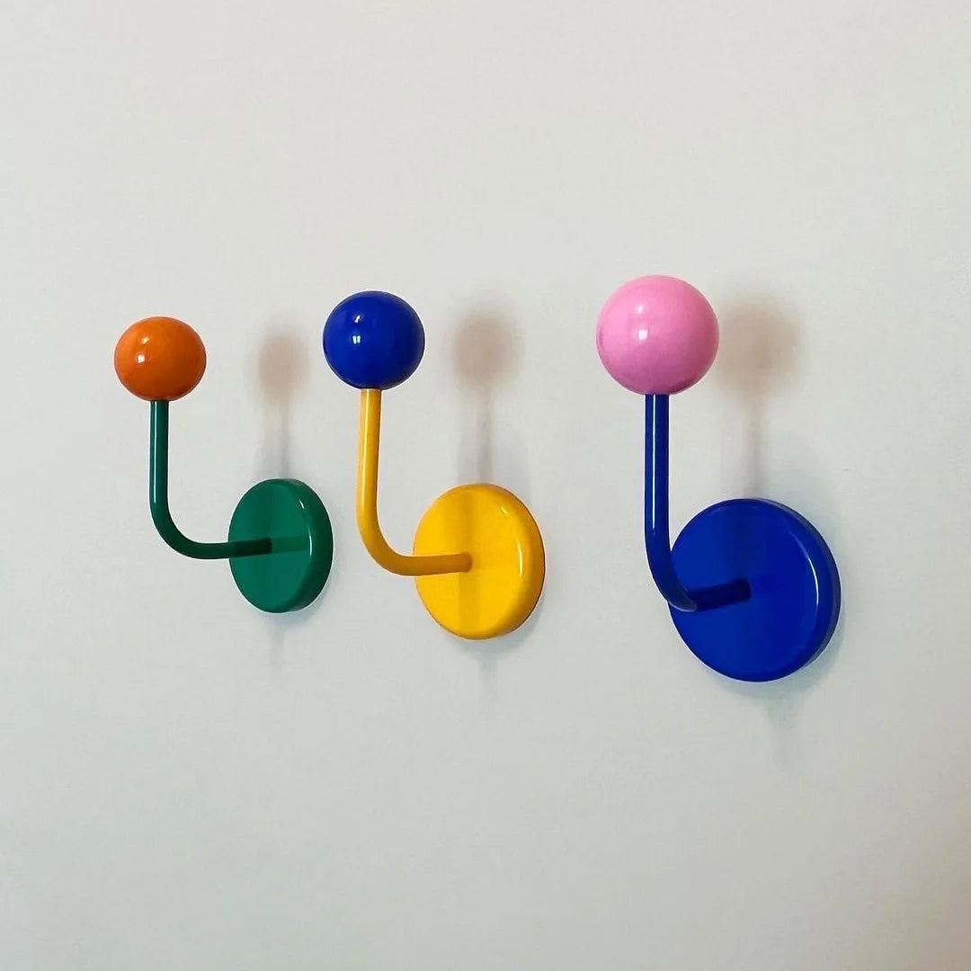 Magnetic Metal Retro Ball Wall Hook