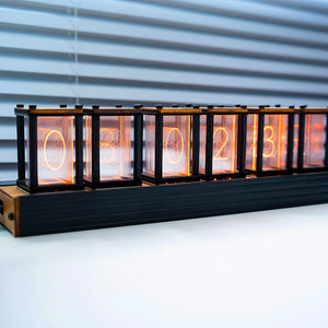 Glow Nixie Tube Wood Digital Clock