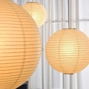 Yū Tokyo Japanese Wabi-Sabi Style Rice Paper Pendant Ceiling Lamp