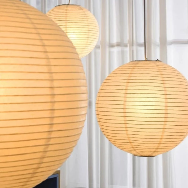 Yū Tokyo Japanese Wabi-Sabi Style Rice Paper Pendant Ceiling Lamp