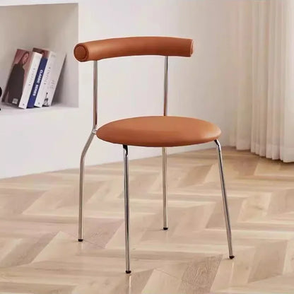 Nordic Minimalistic Low Profile Metal Frame Chair