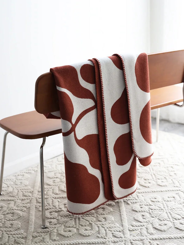 Jacquard Vine Throw Blanket