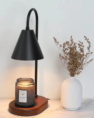 Color Sleek Bar with Wood Base Candle Warmer