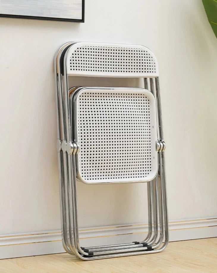 Nordic Designed Foldable Mesh Metal Chair