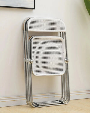 Nordic Designed Foldable Mesh Metal Chair