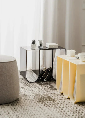 de homê Embossed Design Acrylic Multipurpose Table