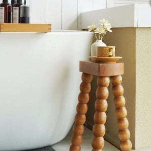 Retro French Design Solid Wood Stool