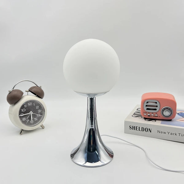 Colored Glass Ball Retro Table Lamp