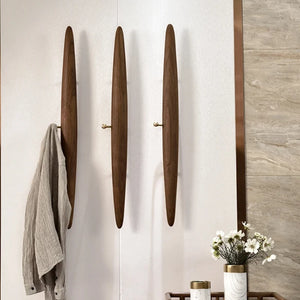 Yū Tokyo Vintage Japanese Solid Wood Wall Coat Rack [Exclusive]