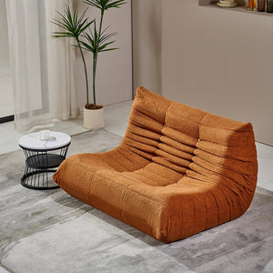 Teddy Velvet Foam Two-Seater Sofa