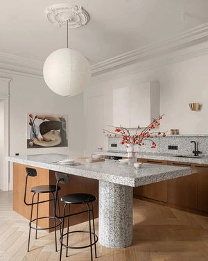 Yū Tokyo Japanese Wabi-Sabi Style Rice Paper Pendant Ceiling Lamp