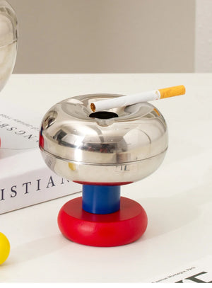 Stainless Steel Retro Ball Ashtray