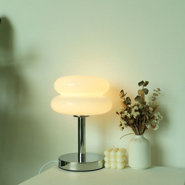 Macaron Glass Retro-Contemporary Dimming Lamp