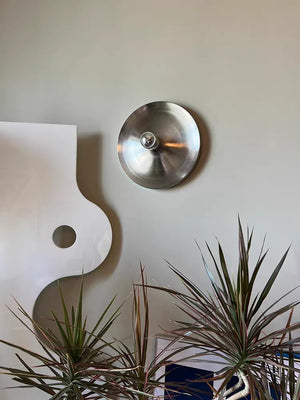 Studio Lima Retro UFO Ripple Disc Wall & Ceiling Fixture Lamp