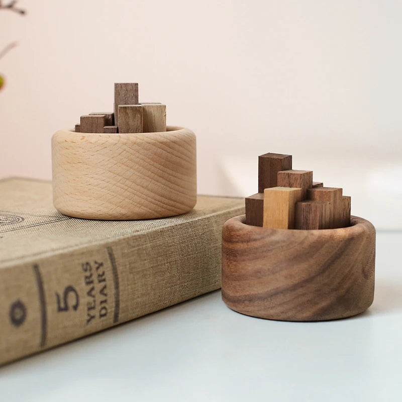 Geometry Cube Mini Wooden Diffuser