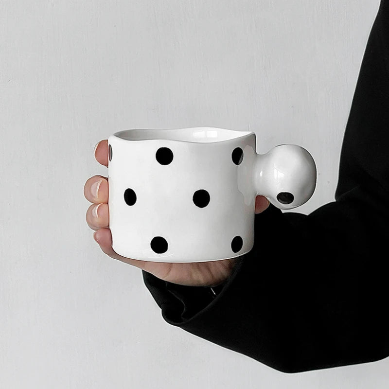 Irregular Dalmatian Ceramic Mug