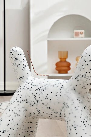 Abstract Dog Design Ottoman Chair