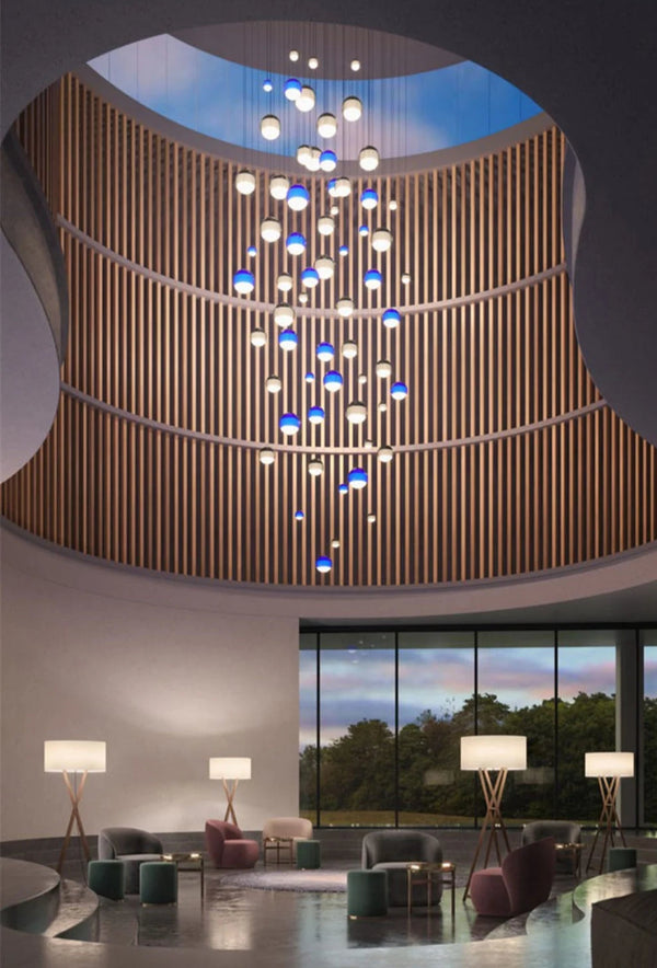 Nordic Candy Glass Ball Dipping Pendant Ceiling Lamp
