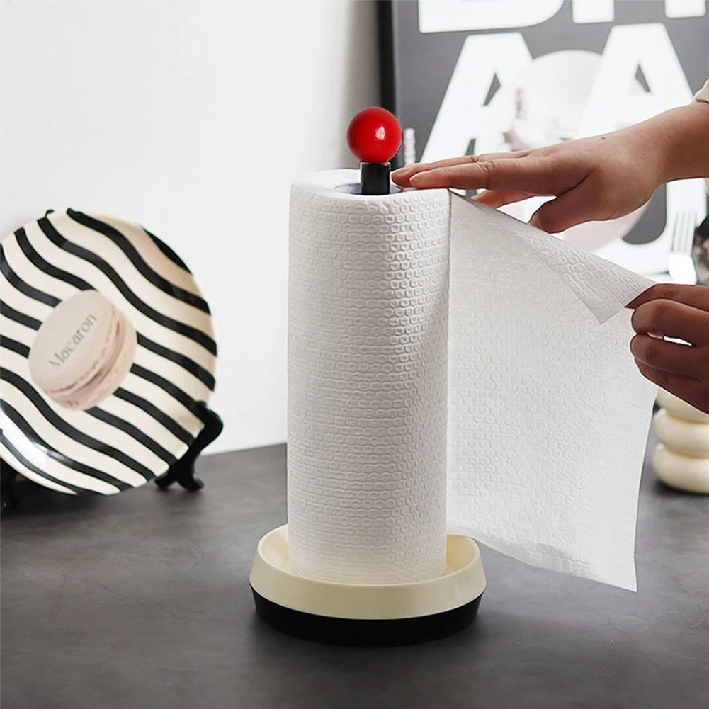 Red Ball Paper Towel Holder