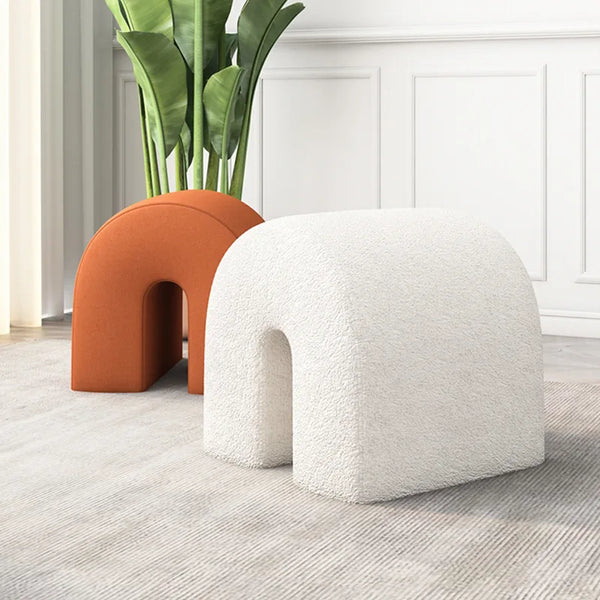 Nordic Designed Minimalist Arch Sofa Stool
