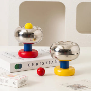 Stainless Steel Retro Ball Ashtray
