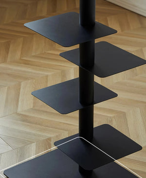 Metal Low-Profile Adjustable Bookcase Organizer Shelves [Exclusive]