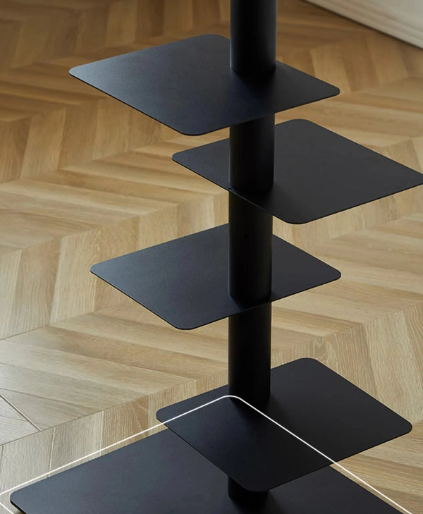 Metal Low-Profile Adjustable Bookcase Organizer Shelves [Exclusive]