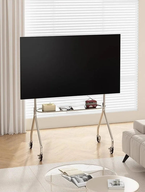 Studio Lima Stainless Steel  Shelving TV Stand