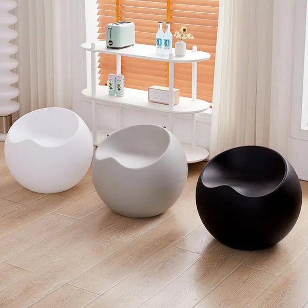 Taburete nórdico creativo de manzana, taburete para cambiar zapatos, taburete pequeño minimalista de diseño para sala de estar, dormitorio, balcón, taburete bajo