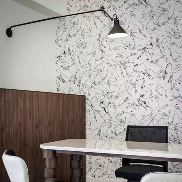 Applique murale à bras rotatif de conception industrielle