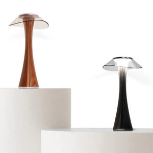 Mushroom Acrylic Top Portable Table Lamp