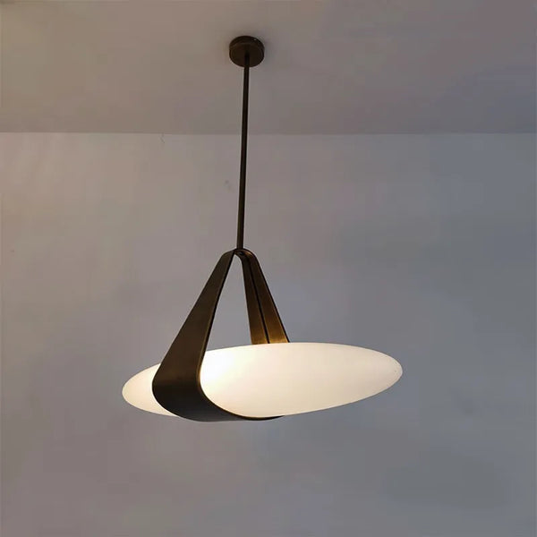 Nordichome Leather Strap Floating Chandelier