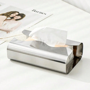 Epeius Home Stainless Steel Mirror Tissue Holder