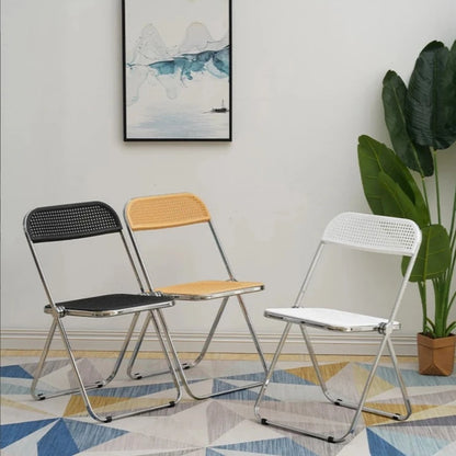 Nordic Designed Foldable Mesh Metal Chair