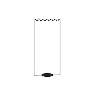 Wavy Metal Floor Coat Rack