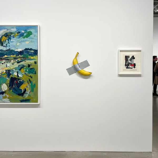 Duck Taped Banana Wall Decor