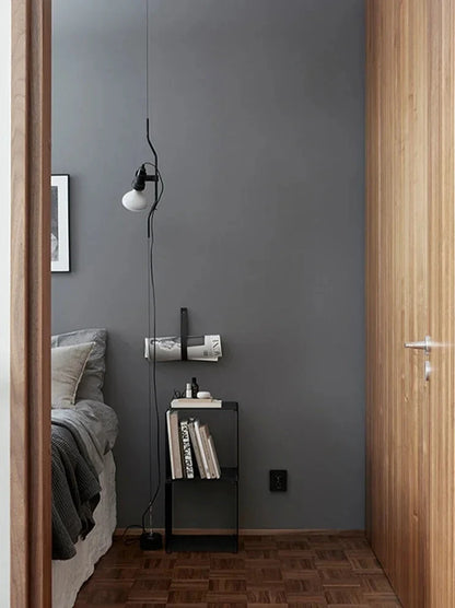 Italian Minimalist Exposed Bulb Adjustable Floor Lamp